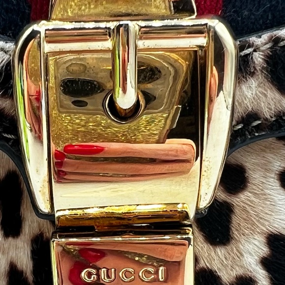 Gucci Sylvie Medium Calf Hair Bag with Certificate of Authenticity (CoA) - Picture 2 of 16